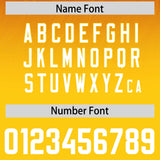 Custom Red Gold Gradient Fashion Outdoor Authentic Football Jersey