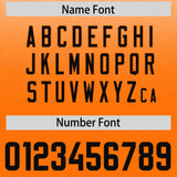 Custom White Orange Gradient Fashion Outdoor Authentic Football Jersey