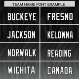 Custom Black Gray Gradient Fashion Outdoor Authentic Football Jersey