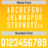 Custom Orange Gold Gradient Fashion Outdoor Authentic Football Jersey