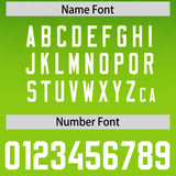 Custom Kelly Green Neon Green Gradient Fashion Outdoor Authentic Football Jersey