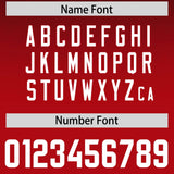 Custom Black Red Gradient Fashion Outdoor Authentic Football Jersey