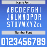 Custom Purple Powder Blue Gradient Fashion Outdoor Authentic Football Jersey