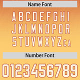 Custom Red Khaki Gradient Fashion Outdoor Authentic Football Jersey