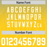 Custom Powder Blue Gold Gradient Fashion Outdoor Authentic Football Jersey