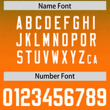 Custom Kelly Green Orange Gradient Fashion Outdoor Authentic Football Jersey