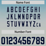 Custom Panther Blue Gray Gradient Fashion Outdoor Authentic Football Jersey