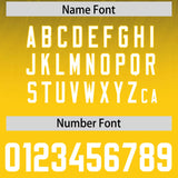 Custom Navy Gold Gradient Fashion Outdoor Authentic Football Jersey