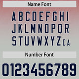 Custom Red Gray Gradient Fashion Outdoor Authentic Football Jersey