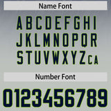 Custom Navy Gray Gradient Fashion Outdoor Authentic Football Jersey