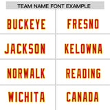 Custom White Red Side Stripe Pattern Authentic Football Jersey