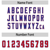 Custom White Royal Side Stripe Pattern Authentic Football Jersey