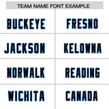 Custom White Black Side Stripe Pattern Authentic Football Jersey