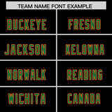 Custom Black Kelly Green Side Stripe Pattern Authentic Football Jersey