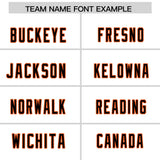 Custom White Black Side Stripe Pattern Authentic Football Jersey