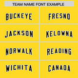 Custom Gold Black Side Stripe Pattern Authentic Football Jersey
