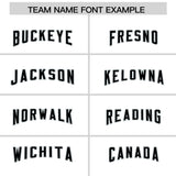 Custom White Black Side Stripe Pattern Authentic Football Jersey