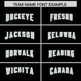 Custom Black Silver Side Stripe Pattern Authentic Football Jersey