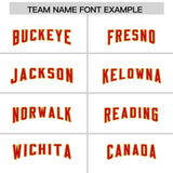 Custom White Red Side Stripe Pattern Authentic Football Jersey