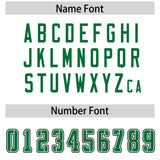 Custom White Kelly Green Personalized Neckline Square Classic Authentic Football Jersey