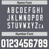 Custom Dark Gray White Personalized Neckline Square Classic Authentic Football Jersey