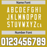 Custom Old Gold White Personalized Neckline Square Classic Authentic Football Jersey