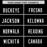 Custom Black White Personalized Neckline Square Classic Authentic Football Jersey