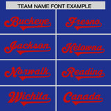 Custom Royal Red Personalized Neckline Square Classic Authentic Football Jersey