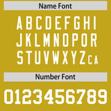 Custom Old Gold White Personalized Neckline Square Classic Authentic Football Jersey
