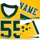 Custom Navy Red Personalized Neckline Square Classic Authentic Football Jersey