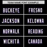 Custom Black Personalized Shoulder Cut Two-Tone Authentic Football Jersey