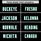 Custom Black Personalized Shoulder Cut Two-Tone Authentic Football Jersey