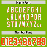 Custom Neon Green Personalized Shoulder Cut Two-Tone Authentic Football Jersey