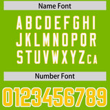 Custom Neon Green Personalized Shoulder Cut Two-Tone Authentic Football Jersey