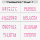 Custom White Personalized Shoulder Cut Two-Tone Authentic Football Jersey