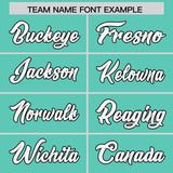 Custom Bright Green Personalized Shoulder Cut Two-Tone Authentic Football Jersey