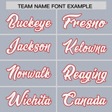 Custom Silver Personalized Shoulder Cut Two-Tone Authentic Football Jersey