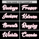 Custom Black Personalized Shoulder Cut Two-Tone Authentic Football Jersey