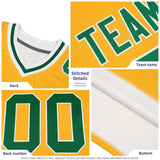 Custom Red Personalized Shoulder Cut Two-Tone Authentic Football Jersey