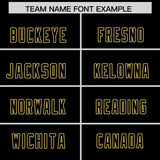 Custom Black Black Raglan Sleeves Personalized Pattern Authentic Football Jersey