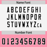 Custom Light Pink Black Raglan Sleeves Personalized Pattern Authentic Football Jersey