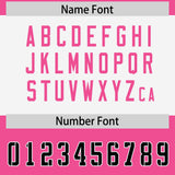 Custom Pink Black Raglan Sleeves Personalized Pattern Authentic Football Jersey