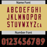 Custom Black Crimson Raglan Sleeves Personalized Pattern Authentic Football Jersey