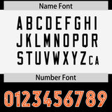 Custom Black Orange Raglan Sleeves Personalized Pattern Authentic Football Jersey