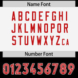 Custom Black Red Raglan Sleeves Personalized Pattern Authentic Football Jersey