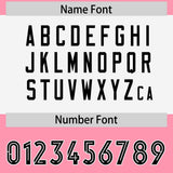Custom Light Pink Black Raglan Sleeves Personalized Pattern Authentic Football Jersey