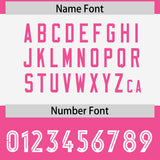 Custom Pink Pink Raglan Sleeves Personalized Pattern Authentic Football Jersey