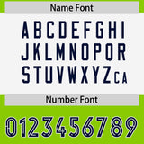 Custom Neon Green Navy Raglan Sleeves Personalized Pattern Authentic Football Jersey