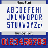 Custom Royal Red Raglan Sleeves Personalized Pattern Authentic Football Jersey