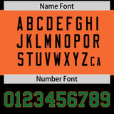 Custom Black Kelly Green Raglan Sleeves Personalized Pattern Authentic Football Jersey